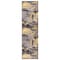 World Rug Gallery Modern Abstract Design Non Shedding Soft Area Rug 2' x 7' Yellow 402YELLOW2x7 - alternate 2